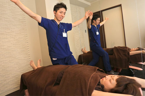 体操で骨盤環境を整えます